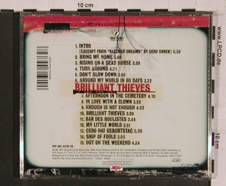 Fury In The Slaughterhouse: Brilliant Thieves, 15 Tr., SPV, D, 1997 Typ: CD Best.-Nr.: 56062 Preis: 7,50 Euro