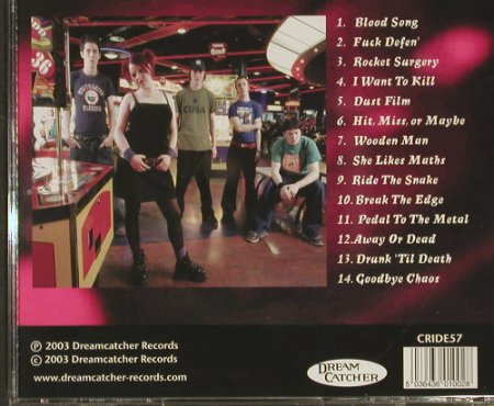 Defenestration: Ray Zero, Dreamcatcher (CRIDE57), , 2003 Typ: CD Best.-Nr.: 56679 Preis: 7,50 Euro