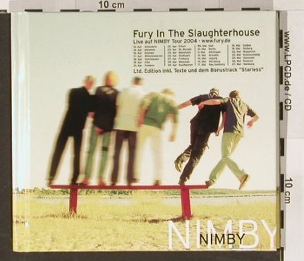 Fury In The Slaughterhouse: Nimby, DigiBook, Lim.Ed., SPV, D, 04 Typ: CD Best.-Nr.: 56965 Preis: 12,50 Euro