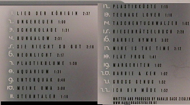 Sack Ziegler,Harald: Punkt, Staubgold(), , 2005 - CD - 57031 - 10,00 Euro