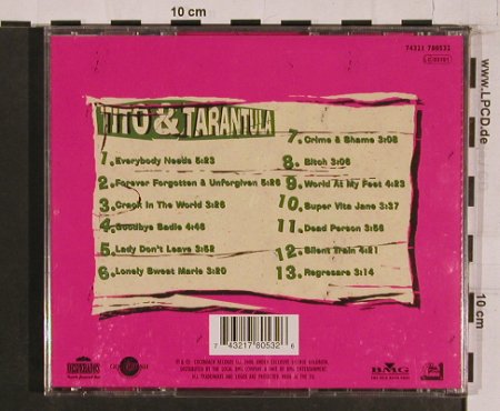 Tito & Tarantula: Little Bitch, signature, Einladung, Cockroach, EU, 2000 Typ: CD Best.-Nr.: 57559 Preis: 15,00 Euro