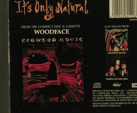 Crowded House: It's Only Natural+4,Digi, EMI, AUS, 91 Typ: CD5" Best.-Nr.: 58593 Preis: 3,00 Euro
