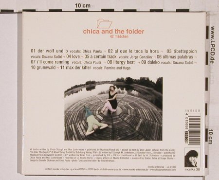 Chica and the Folder: 42 Mädchen, Digi, Monika36, D Typ: CD Best.-Nr.: 58689 Preis: 10,00 Euro