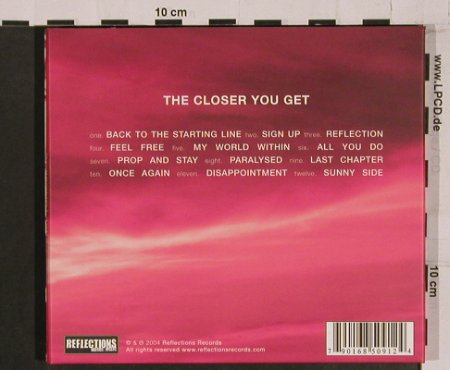Face TomorrowFace Tomorrow: The Close You Get, Digi, Reflections (RFL052), , 2004 Typ: CD Best.-Nr.: 58774 Preis: 10,00 Euro