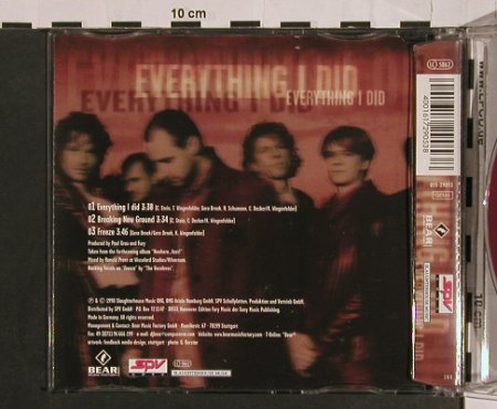 Fury In The Slaughterhouse: Everything I Did+2, SPV (055-29053), D, 1998 Typ: CD5" Best.-Nr.: 58831 Preis: 3,00 Euro