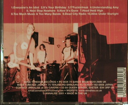 Annalise: Versus Everything, BossTuneag, UK, 01 Typ: CD Best.-Nr.: 59059 Preis: 10,00 Euro