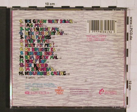 Abstürzende Brieftauben: Im Zeichen Des Blöden, EMI, D, 89 Typ: CD Best.-Nr.: 59099 Preis: 10,00 Euro