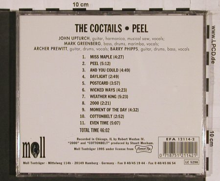Coctails: Peel, Moll, D, 95 Typ: CD Best.-Nr.: 59600 Preis: 10,00 Euro