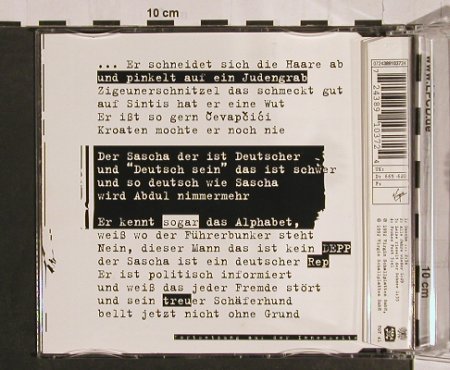 Toten Hosen: Sascha+3, Virgin(), D, 1992 - CD5inch - 59882 - 4,00 Euro