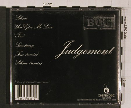 Big Catholic Guilt: Judgement, 6 Tr., co, m-/vg+, CherryDisc (22890-2), US, 1993 Typ: CD Best.-Nr.: 60526 Preis: 5,00 Euro