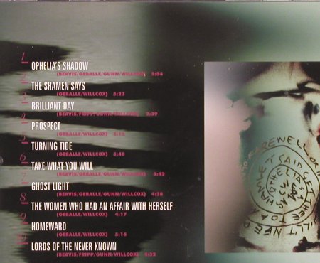 Toyah: Ophelia's Shadow, Vertical Species(002), UK, 2003 - CD - 60869 - 10,00 Euro