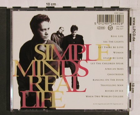 Simple Minds: Real Life, Virgin(), , 1991 - CD - 60896 - 5,00 Euro