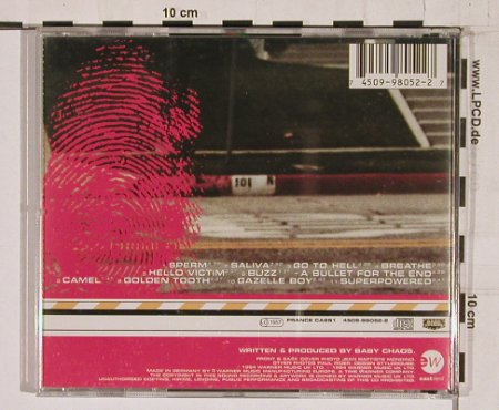 Baby Chaos: Safe Sex Designer Drugs & The Death, EW, D, 94 Typ: CD Best.-Nr.: 61423 Preis: 7,50 Euro