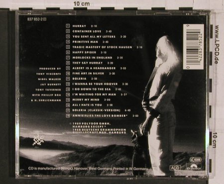 Boa,Phillip & Voodoo Club: Hair, Polydor, D, 1989 Typ: CD Best.-Nr.: 61570 Preis: 10,00 Euro