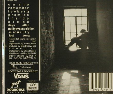 Endpoint: Catharis, vg+/m-, Doghouse/Cargo, UK, 92 Typ: CD Best.-Nr.: 62205 Preis: 10,00 Euro