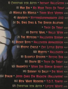 V.A.Halloween Screams: Horrible Frightening Party Tunes, Mata Hari(), D, 99 - CD - 62851 - 7,50 Euro