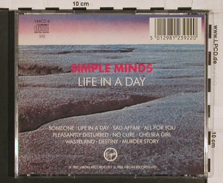 Simple Minds: Life In A Day, Virgin(), D, 1986 - CD - 64048 - 7,50 Euro