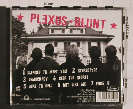Plexus: Blunt, 7Tr., Rebel Products(JAG-M 009), , 2005 - CD - 64146 - 7,50 Euro