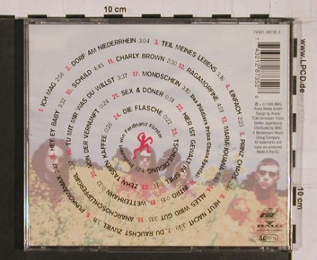 Piddlers: Prinz Chaos, Ariola(), D, 1995 - CD - 64585 - 7,50 Euro