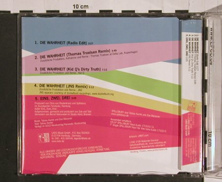 Spillsbury: Die Wahrheit*4+1, Lado, D, 2003 Typ: CD5" Best.-Nr.: 64761 Preis: 3,00 Euro
