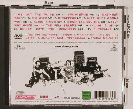 Donots: Got the Noise, Lim.Ed., Gun, EU, 04 Typ: CD/DVD Best.-Nr.: 64833 Preis: 12,50 Euro