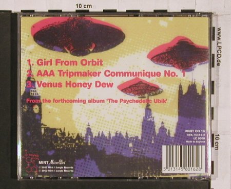 Sterling Roswell: Girl from Orbit+2, Mint (MINT CD 16), UK, 2002 Typ: CD5" Best.-Nr.: 64866 Preis: 3,00 Euro