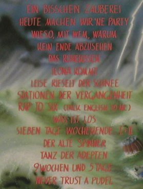 Leere Versprechungen: Tanz der Adepten, REBEL, D, 90 Typ: CD Best.-Nr.: 65189 Preis: 10,00 Euro