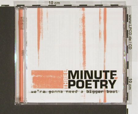 Three Minute Poetry: We're Gonna Need A Bigger Boat, Pirate(), EU, 04 - CD - 65261 - 7,50 Euro