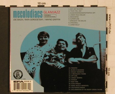 Mecolodiacs: Glamjazz, Digi, Hazelwood Rec.(HAZ012), , 98 - CD - 65487 - 7,50 Euro
