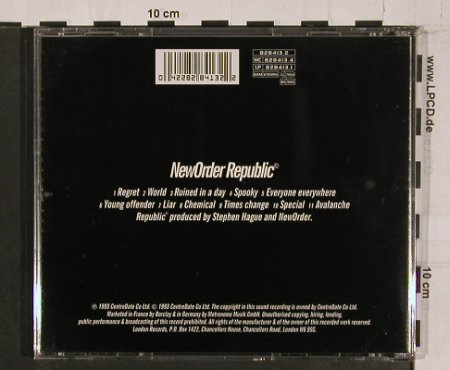 New Order: Republic, Centredate(), UK, 1993 - CD - 65715 - 7,50 Euro