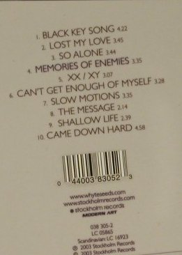 Whyte Seeds: Memories Of Enemies, Stockholm(), D, 03 - CD - 66152 - 5,00 Euro