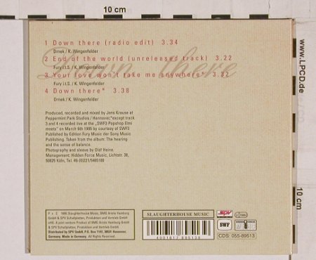 Fury In The Slaughterhouse: Down There*2+2,Digi, BMG, D, 95 Typ: CD5" Best.-Nr.: 66327 Preis: 4,00 Euro