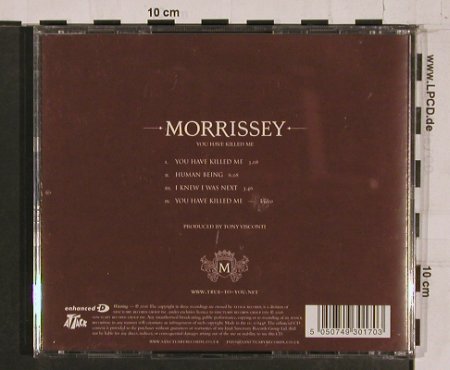 Morrissey: You Have Killed Me*2+2, CD II, Attack(ATKXD017), UK, 2006 - CD5inch - 66757 - 5,00 Euro