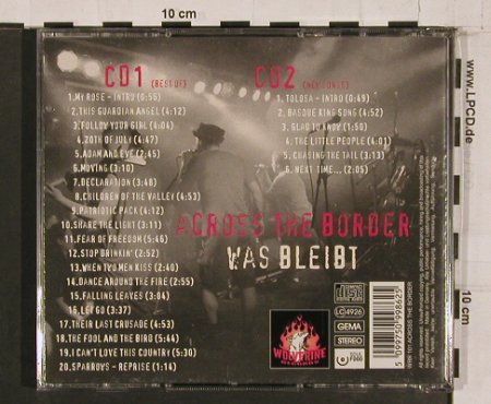 Across The Border: Was Bleibt:Best 1991-2002, Wolverine(), D, 02 - 2CD - 67449 - 15,00 Euro