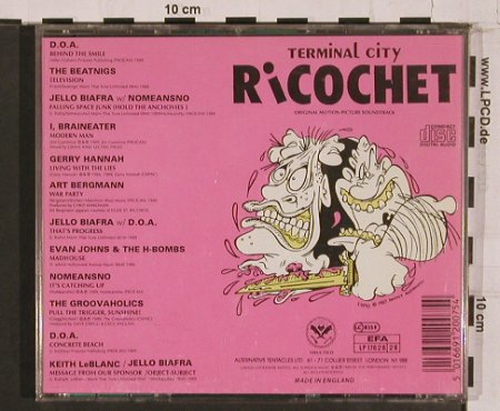 V.A.Terminal City Ricochet: Soundtrack, 12 Tr., Alternative Tentacle(), UK,  - CD - 67510 - 10,00 Euro