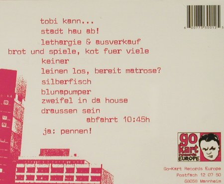 Duesenjaeger: Las Palmas o.k., Go Kart Rec. (gke 001), EU, 2004 Typ: CD Best.-Nr.: 68015 Preis: 12,50 Euro