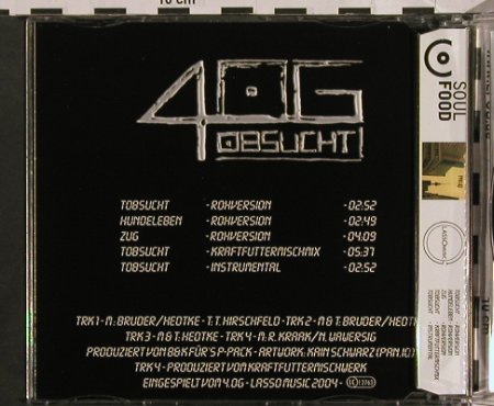 4.Og: Tobsucht*3+2, Lasso Music (1005), D, 2004 Typ: CD5" Best.-Nr.: 68310 Preis: 10,00 Euro