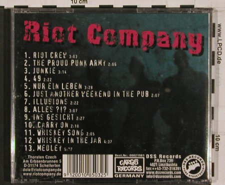 Riot Company: Directors's Cut, vg+/m-, Cargo(00021981), D,  - CD - 68312 - 10,00 Euro