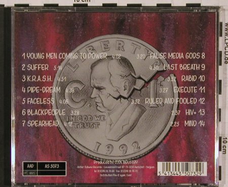 Code Industry: Young Men Coming To Power, vg+/m-, Antler Subway Records (AS 5073), , 1992 Typ: CD Best.-Nr.: 68757 Preis: 7,50 Euro
