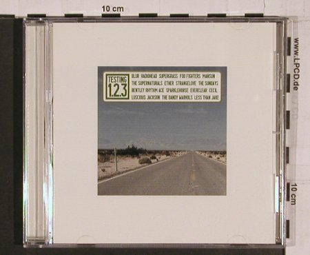 V.A.Testing 1.2.3.: Bentley Rhythm Aces...Blur,Promo, EMI(), , 1997 - CD - 69188 - 10,00 Euro
