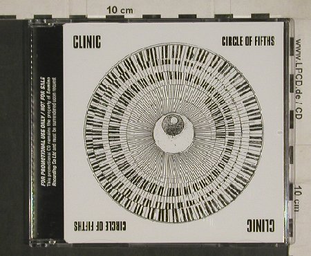 Clinic: Circle of Fifths+2,Promo, Domino (RUG182CDP), EU, 2004 Typ: CD5" Best.-Nr.: 80490 Preis: 2,50 Euro