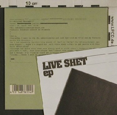 Hiorthy,Kim: Live Shet EP, Digi, Smalltown Supersound(STS081CD), , 2004 - CD - 80534 - 7,50 Euro