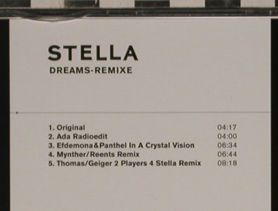 Stella: Dreams-Remixe, 5 Tr., L'Age D'Or (LADO 17158-3), EU, 2005 Typ: CD5" Best.-Nr.: 80566 Preis: 4,00 Euro