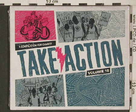V.A.Take Action Volume 10: Shane Told(ofSilverstein)..FakeProb, Subcity Rec.(SC041-2), US,FS-New, 2011 - 2CD - 80853 - 7,50 Euro