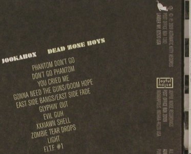 Dead Zone Boys: Jookabox, Digi, Asthmatic Kitty (AKR062/JNR40), US, 2009 Typ: CD Best.-Nr.: 81149 Preis: 7,50 Euro