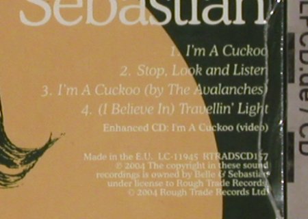 Belle & Sebastian: I'm a Cuckoo*2+2,video,Digi, FS-New, RoughTrade(RTRADSCD157), , 2004 - CD5inch - 81177 - 6,00 Euro