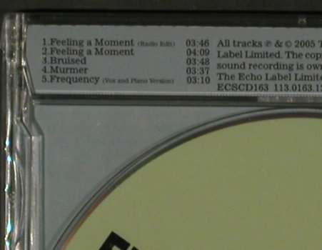 Feeder: Feeling a Momen, 5Tr. EP, FS-New, Echo(113.0163.122), , 2005 - CD5inch - 81386 - 5,00 Euro