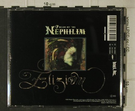 Fields Of Nephilim: Elizium, Rebel (084-30892), D, 1990 Typ: CD Best.-Nr.: 81540 Preis: 6,00 Euro