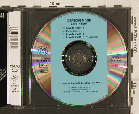 Depeche Mode: Love In Itself*3+1, Mute CD Bong 4 (INT 826.816), D, 1988 Typ: CD5" Best.-Nr.: 82078 Preis: 4,00 Euro