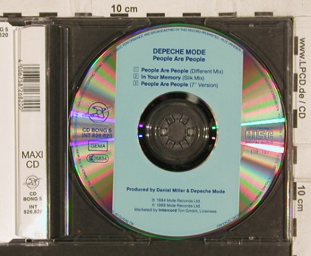 Depeche Mode: People Are People*2+1, Mute CD Bong 5 (826.820), D, 1988 Typ: CD5" Best.-Nr.: 82079 Preis: 7,50 Euro